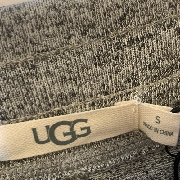UGG grey Valentene Solid Terry Knit Jogger Lounge Pants - Picture 5 of 6